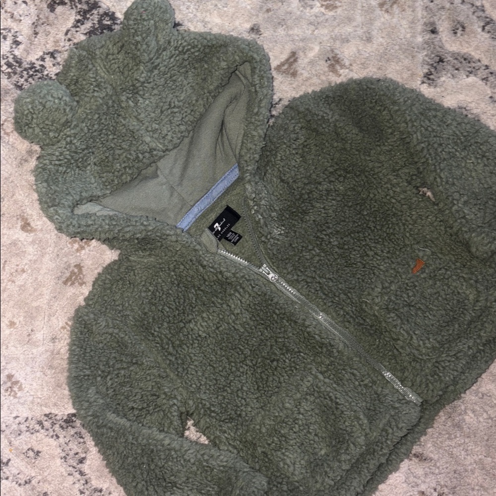 NWOT 7 for all mankind baby sherpa jacket